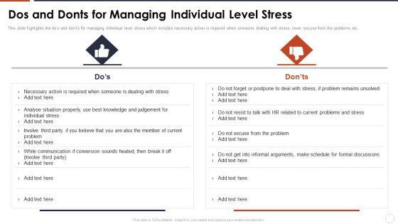 Organizational_Stress_Management_Tactics_Dos_And_Donts_For_Managing_Individual_Level_Stress_Guidelines_PDF_Slide_1.jpg