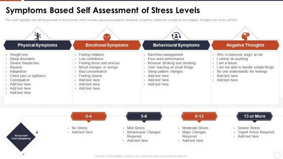 Organizational_Stress_Management_Tactics_Symptoms_Based_Self_Assessment_Of_Stress_Levels_Template_PDF_Slide_1.jpg