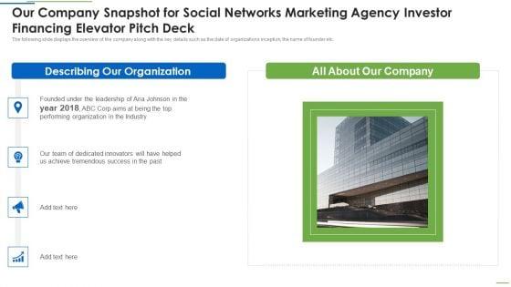Our_Company_Snapshot_For_Social_Networks_Marketing_Agency_Investor_Financing_Elevator_Pitch_Deck_Sample_PDF_Slide_1.jpg