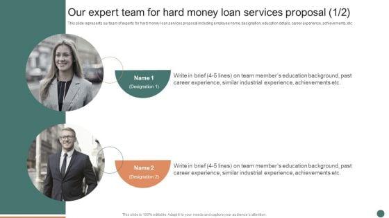 Our_Expert_Team_For_Hard_Money_Loan_Services_Proposal_Ppt_File_Shapes_PDF_Slide_1.jpg