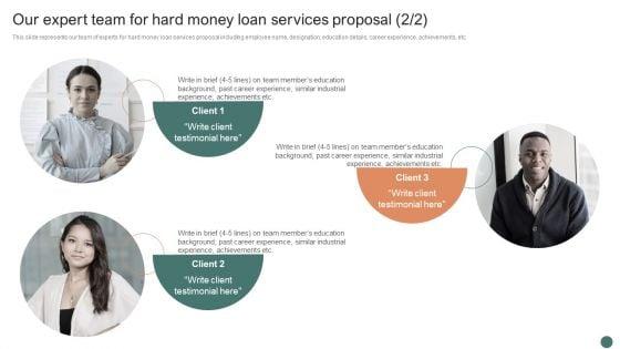 Our_Expert_Team_For_Hard_Money_Loan_Services_Proposal_Ppt_File_Shapes_PDF_Slide_2.jpg