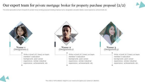 Our_Expert_Team_For_Private_Mortgage_Broker_For_Property_Purchase_Proposal_Pictures_PDF_Slide_2.jpg