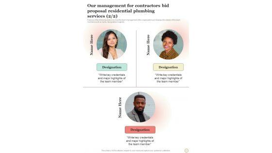 Our_Management_For_Contractors_Bid_Proposal_Residential_Plumbing_Services_One_Pager_Sample_Example_Document_Slide_2.jpg