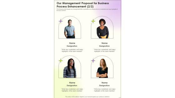 Our_Management_Proposal_For_Business_Process_Enhancement_One_Pager_Sample_Example_Document_Slide_2.jpg