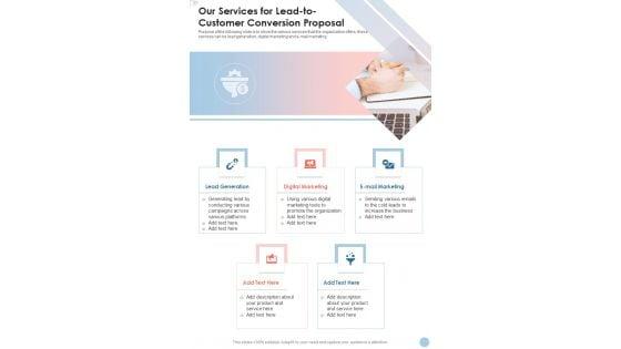 Our_Services_For_Lead_To_Customer_Conversion_Proposal_One_Pager_Sample_Example_Document_Slide_1.jpg