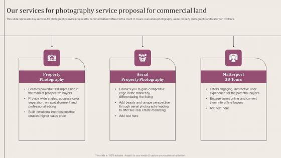 Our_Services_For_Photography_Service_Proposal_For_Commercial_Land_Designs_PDF_Slide_1.jpg