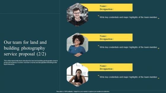 Our_Team_For_Land_And_Building_Photography_Service_Proposal_Ppt_Show_Skills_PDF_Slide_2.jpg