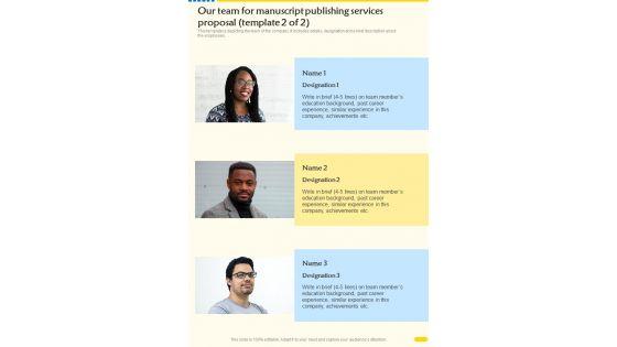 Our_Team_For_Manuscript_Publishing_Services_Proposal_One_Pager_Sample_Example_Document_Slide_2.jpg