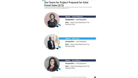 Our_Team_For_Project_Proposal_For_Solar_Panel_Sales_One_Pager_Sample_Example_Document_Slide_2.jpg
