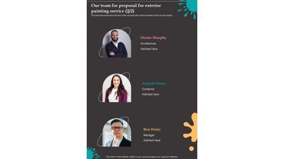 Our_Team_For_Proposal_For_Exterior_Painting_Service_One_Pager_Sample_Example_Document_Slide_2.jpg