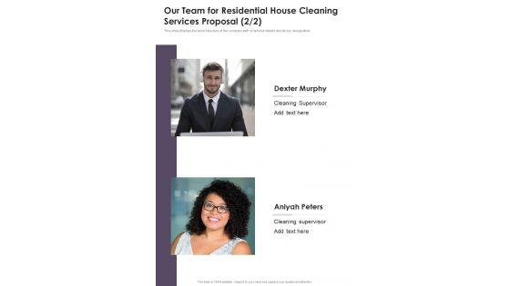 Our_Team_For_Residential_House_Cleaning_Services_Proposal_One_Pager_Sample_Example_Document_Slide_2.jpg