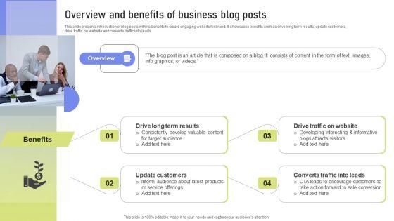 Overview_And_Benefits_Of_Business_Blog_Posts_Ppt_PowerPoint_Presentation_File_Example_PDF_Slide_1.jpg