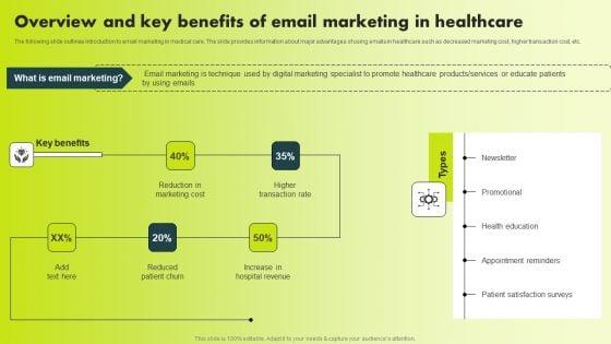 Overview_And_Key_Benefits_Of_Email_Marketing_In_Healthcare_Portrait_PDF_Slide_1.jpg