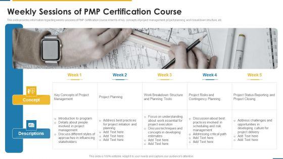 PMP_Certification_Criteria_IT_Weekly_Sessions_Of_PMP_Certification_Course_Ppt_Pictures_Background_Image_PDF_Slide_1.jpg