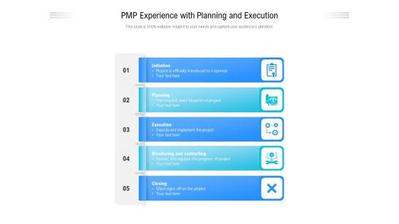 PMP_Experience_With_Planning_And_Execution_Ppt_PowerPoint_Presentation_Styles_Clipart_Images_PDF_Slide_1.jpg