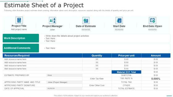 PMP_Toolkit_Estimate_Sheet_Of_A_Project_Ppt_Model_Master_Slide_PDF_Slide_1.jpg