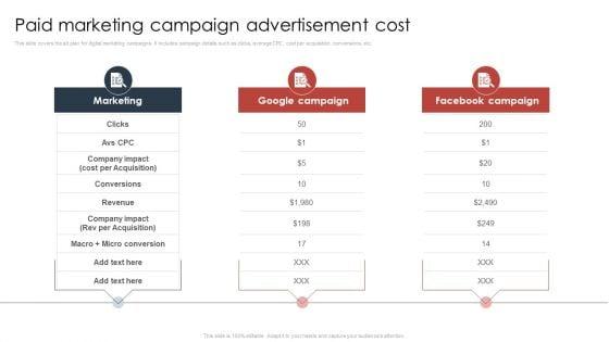 Paid_Advertising_Techniques_To_Enhance_Business_Sales_Paid_Marketing_Campaign_Advertisement_Cost_Infographics_PDF_Slide_1.jpg