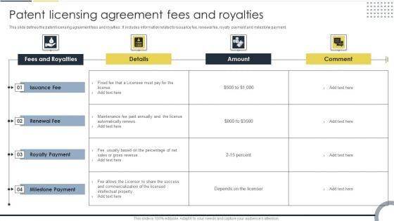Patent_Licensing_Agreement_Fees_And_Royalties_Background_PDF_Slide_1.jpg