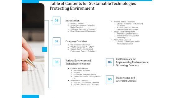 Pathways_To_Envirotech_Sustainability_Table_Of_Contents_For_Sustainable_Technologies_Protecting_Environment_Background_PDF_Slide_1.jpg