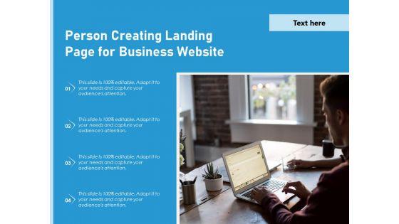 Person_Creating_Landing_Page_For_Business_Website_Ppt_PowerPoint_Presentation_Graphics_PDF_Slide_1.jpg