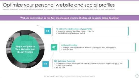 Personal_Branding_Plan_For_Executives_Optimize_Your_Personal_Website_And_Social_Profiles_Infographics_PDF_Slide_1.jpg