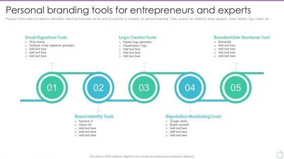 Personal_Branding_Plan_For_Executives_Personal_Branding_Tools_For_Entrepreneurs_Summary_PDF_Slide_1.jpg