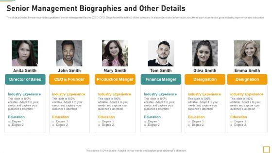 Pitch_Book_For_Investor_Funding_Contract_Senior_Management_Biographies_And_Other_Details_Elements_PDF_Slide_1.jpg
