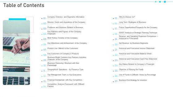 Pitch_Deck_For_Raising_Capital_From_Business_Finances_Table_Of_Contents_Clipart_PDF_Slide_1.jpg