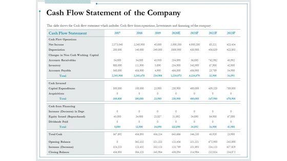 Pitch_Deck_For_Raising_Funds_From_Product_Crowdsourcing_Cash_Flow_Statement_Of_The_Company_Inspiration_PDF_Slide_1.jpg