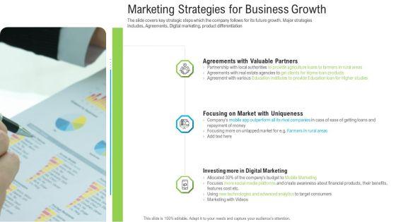 Pitch_Deck_To_Raise_Funding_From_Secondary_Market_Marketing_Strategies_For_Business_Growth_Professional_PDF_Slide_1.jpg