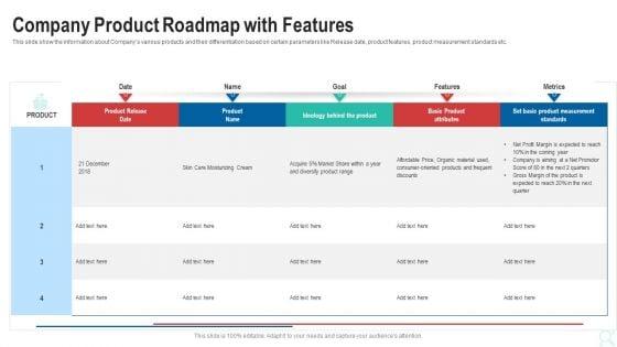 Pitch_Deck_To_Raise_New_Venture_Financing_From_Seed_Investors_Company_Product_Roadmap_With_Features_Background_PDF_Slide_1.jpg