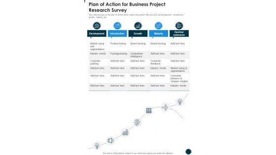 Plan_Of_Action_For_Business_Project_Research_Survey_One_Pager_Sample_Example_Document_Slide_1.jpg
