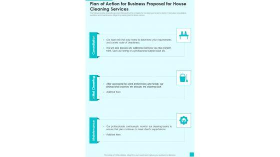 Plan_Of_Action_For_Business_Proposal_For_House_Cleaning_Services_One_Pager_Sample_Example_Document_Slide_1.jpg