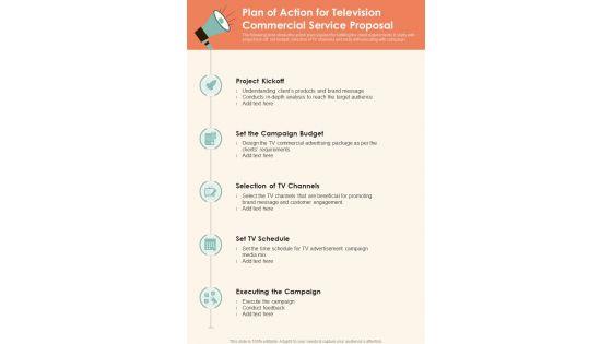 Plan_Of_Action_For_Television_Commercial_Service_Proposal_One_Pager_Sample_Example_Document_Slide_1.jpg