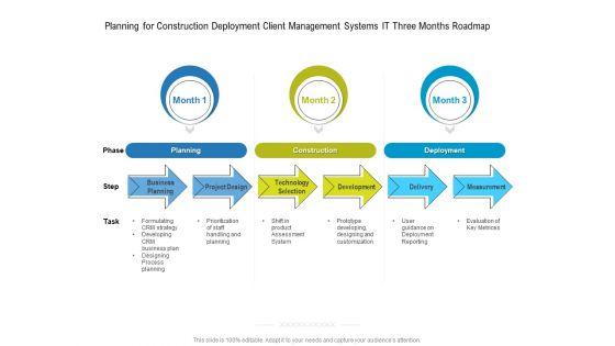Planning_For_Construction_Deployment_Client_Management_Systems_IT_Three_Months_Roadmap_Download_Slide_1.jpg