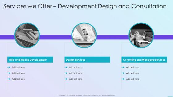 Playbook_For_Application_Developers_Services_We_Offer_Development_Design_And_Consultation_Graphics_PDF_Slide_1.jpg