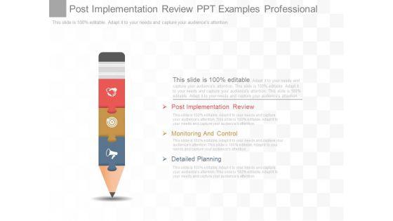 Post Implementation Review Ppt Examples Professional Post Implementation Review Ppt Examples Professional