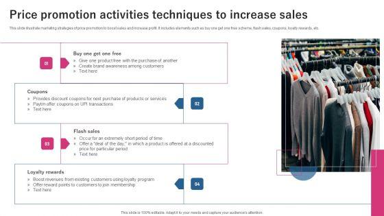 Price_Promotion_Activities_Techniques_To_Increase_Sales_Ppt_File_Elements_PDF_Slide_1.jpg