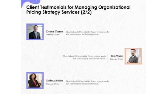 Pricing_Profitability_Management_Client_Testimonials_For_Managing_Organizational_Strategy_Services_Infographics_PDF_Slide_1.jpg