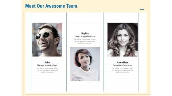 Prioritization_Techniques_For_Software_Development_And_Testing_Meet_Our_Awesome_Team_Ideas_PDF_Slide_1.jpg