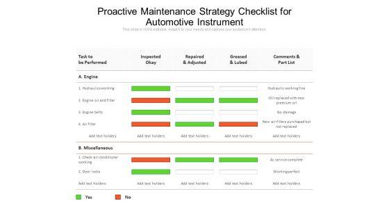 Proactive_Maintenance_Strategy_Checklist_For_Automotive_Instrument_Ppt_PowerPoint_Presentation_File_Design_Inspiration_PDF_Slide_1.jpg