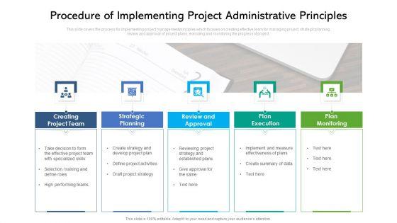 Procedure_Of_Implementing_Project_Administrative_Principles_Ppt_PowerPoint_Presentation_Icon_Inspiration_PDF_Slide_1.jpg