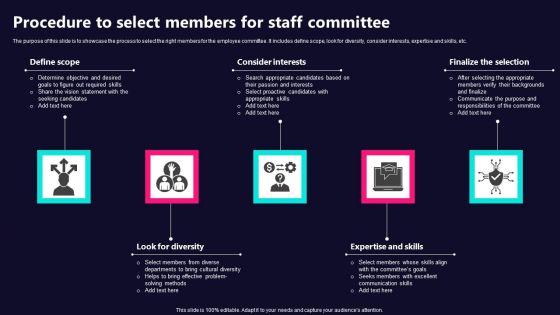 Procedure To Select Members For Staff Committee Download PDF Procedure To Select Members For Staff Committee Download PDF