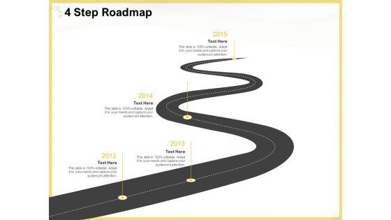 Producing_Video_Content_4_Step_Roadmap_Ppt_Model_Structure_PDF_Slide_1.jpg