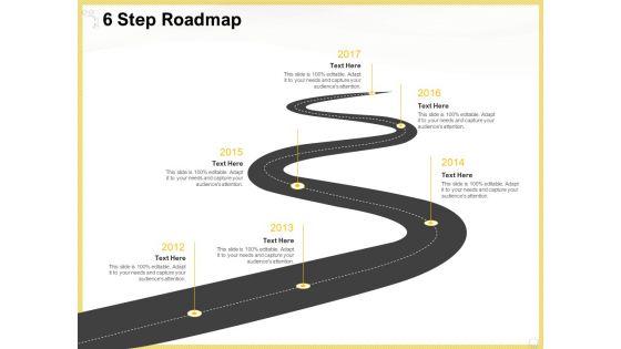 Producing_Video_Content_6_Step_Roadmap_Ppt_Pictures_Background_Designs_PDF_Slide_1.jpg