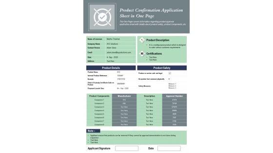 Product_Confirmation_Application_Sheet_In_One_Page_PDF_Document_PPT_Template_Slide_1.jpg
