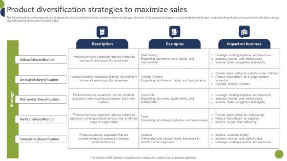 Product_Diversification_Strategies_To_Maximize_Sales_Ideas_PDF_Slide_1.jpg