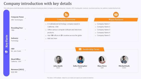 Product_Marketing_And_Awareness_Programs_Company_Introduction_With_Key_Details_Graphics_PDF_Slide_1.jpg
