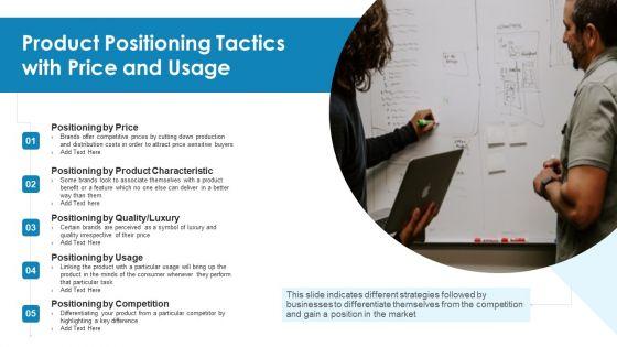 Product_Positioning_Tactics_With_Price_And_Usage_Ppt_Summary_Graphic_Tips_PDF_Slide_1.jpg