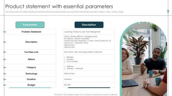 Product_Statement_With_Essential_Parameters_Product_Release_Commencement_Microsoft_PDF_Slide_1.jpg